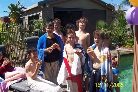 The Haighs Aussie Adventure Keirens 12th Birthday Pool Party