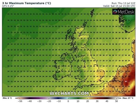 Britain Set To Dodge Scorching 40c As Jet Stream Shift Knocks Cerberus Heatwave Off Course