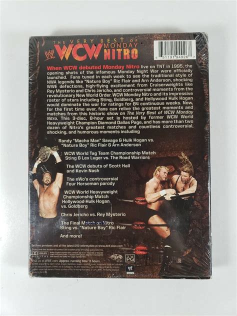 Wwe The Very Best Of Wcw Monday Nitro Dvd Disc Set