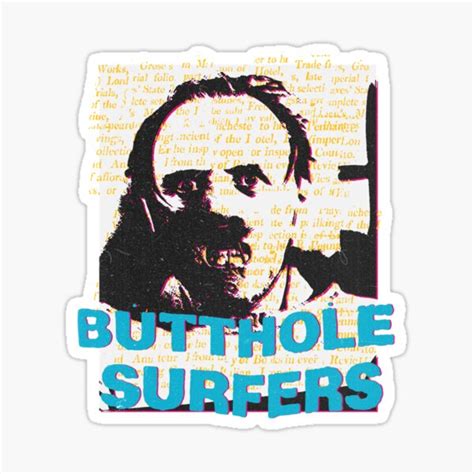 Butthole Surfers Fan Art Sticker For Sale By Angusetcon Redbubble