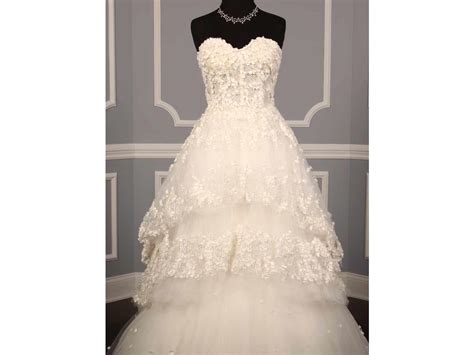 New Monique Lhuillier Daisy Wedding Dress Size 8 6890