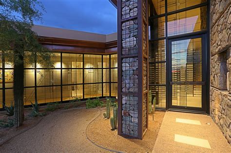 Contemporary Southwestern Exterior With Glass Walls Hgtv