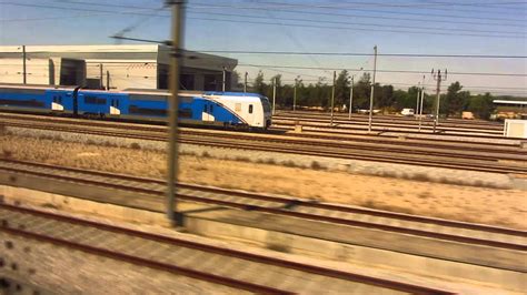 Fertagus crosses the river over the ponte 25 de abril. Comboios da Fertagus em Coina 10 Ago 2013 - YouTube