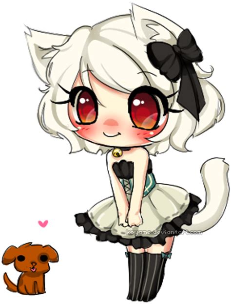 Kawaii Maid Cat Neko Anime Animegirl Animeneko Puppy Imagens De