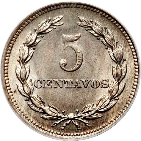 5 Centavos El Salvador Numista