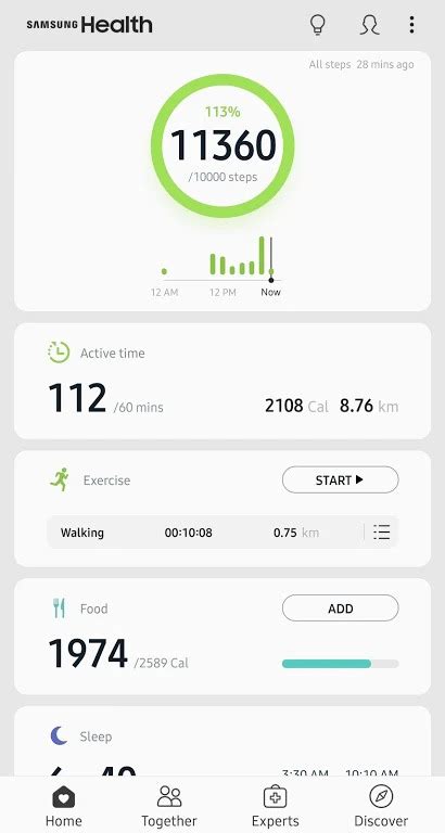 On the other hand, one of the best features of the app is that it lets you enter your meals and keep a record of all the nutrients of your lunch or dinner, for example. Top 10 Step Counting Apps for Android - ActivityTracker