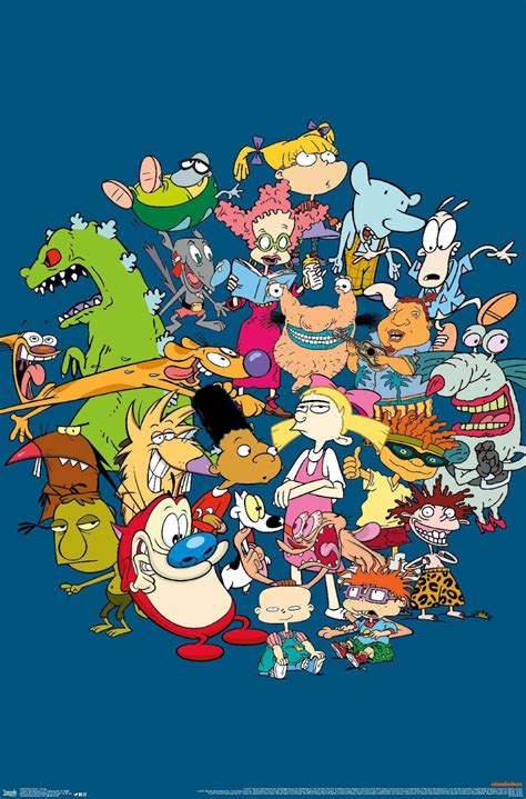 Nickelodeon Group Poster Cartoon Wallpaper Nickelodeon Cartoons