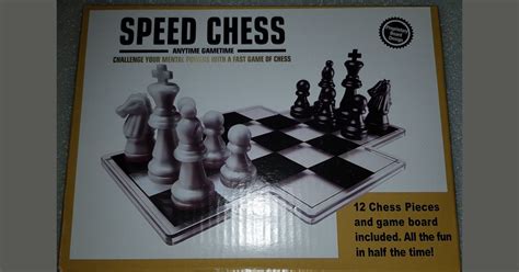 Speed Chess Board Game Boardgamegeek