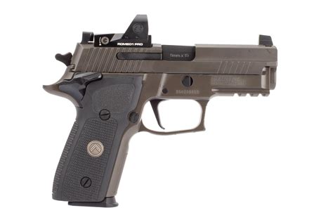 Sig Sauer P Legion Sao Compact Mm Pistol With Romeo Pro Red Dot