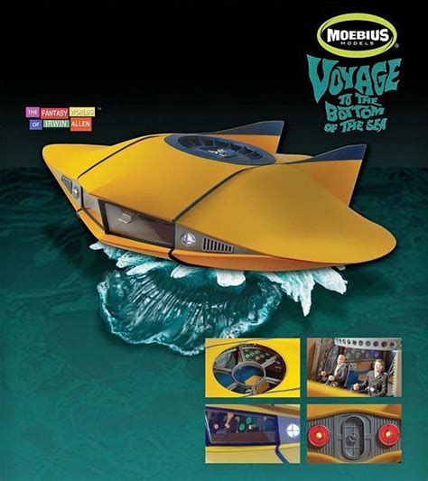 Voyage To The Bottom Of The Sea Flying Sub Diecast Metal Replica With