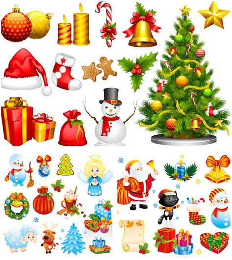 Cartoon Images Of Santa Claus And Christmas Tree Easy Cute Drawings