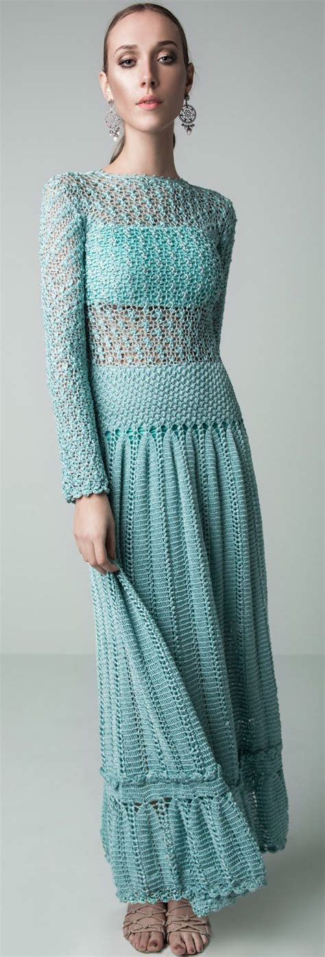 Вязание. Вдохновение. Идеи от кутюр.. | ВКонтакте | Crochet knit dress, Crochet dress pattern ...