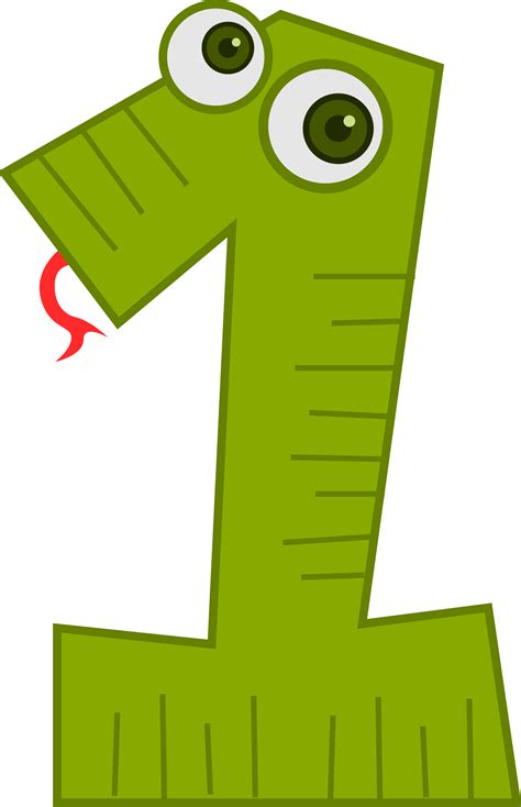 Number 1 clipart animal shape, Number 1 animal shape Transparent FREE