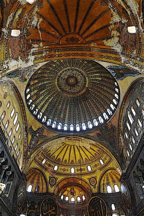 Byzantine Architecture Hagia Sophia The Vaulting Of The Nave Picture