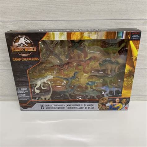 New Jurassic World Camp Cretaceous 15 Pack Mini Action Dinos