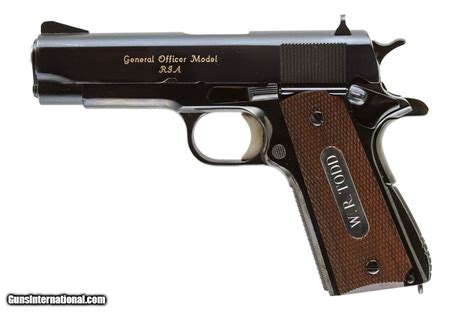 Colt General Officers Model Presented To Wrtodd 45acp