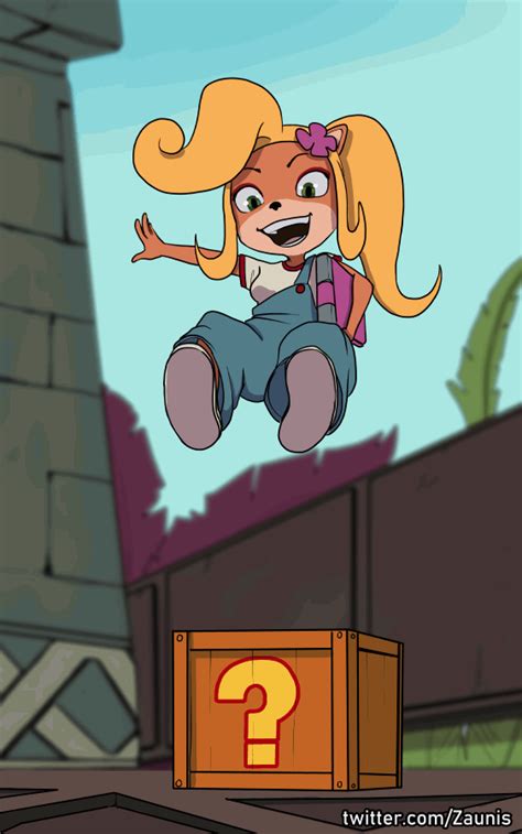 Coco Bandicoot  By Zaunis On Newgrounds Crash Bash Fallout Crash Bandicoot Characters
