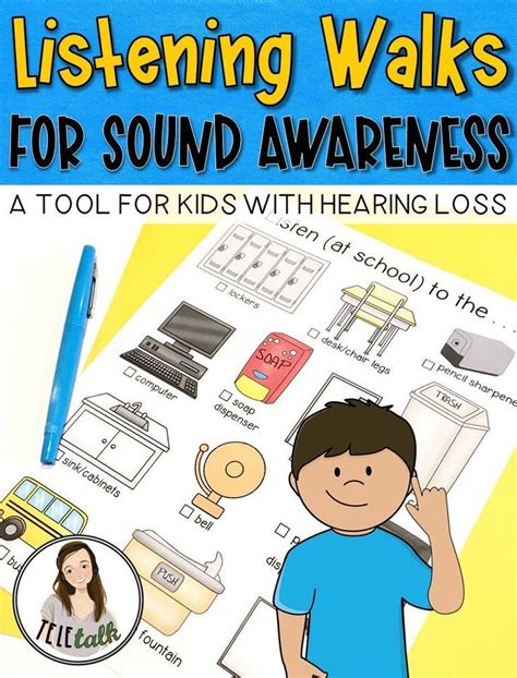 For example, they should write on the board Listening Walks for Sound Awareness for Children with ...