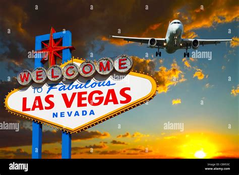 Las Vegas Welcome Sign Stock Photo Alamy
