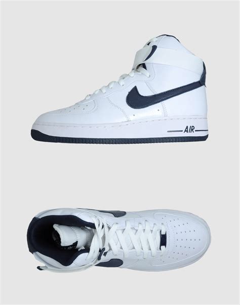 Nike Air Force 1 High Top Sneakers In White For Men Lyst