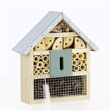 Amazon Com Lulu Home Wooden Insect House Hanging Insect Hotel For Bee