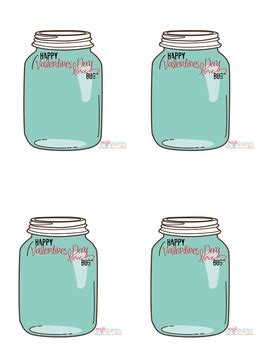 I buy jars in bulk over the holidays so i can gift the heehaw out of them. FREEBIE Valentines Printables for Teachers Mason Jar "Love ...