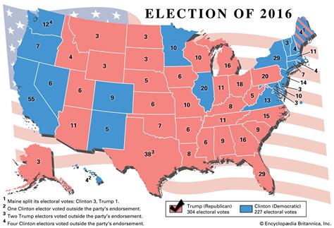 presidential map