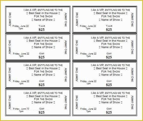 Free Sample Event Tickets Template Of 28 Sample Amazing Event Ticket