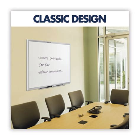 Classic Series Total Erase Dry Erase Boards 72 X 48 White Surface Silver Anodized Aluminum Frame