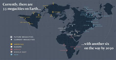 Mapping The Worlds New Megacities In 2030