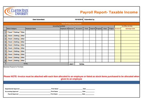 Payroll Report Templates Excel Word Template Vrogue Co