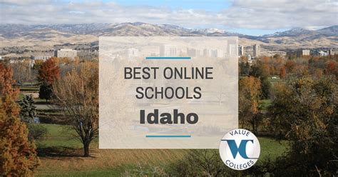 Top 10 Best Online Colleges In Idaho Value Colleges