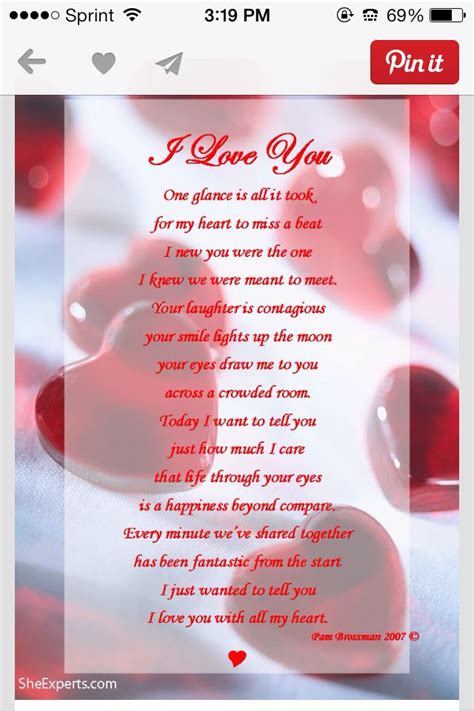 I Love You Quote Romantic Love Poems Love Poem For Her Love You Poems