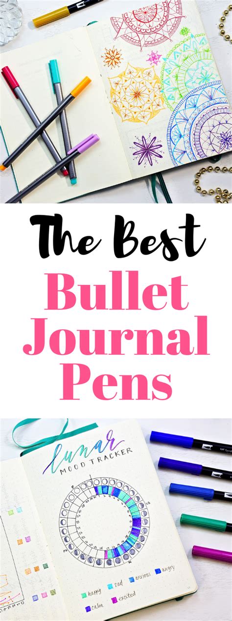The Best Pens For Bullet Journaling Journal Pens Pens For Bullet