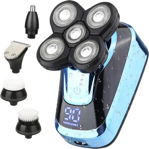 Head Shavers For Bald Menipx5waterproof 5 In 1 Mens Electric Shaver