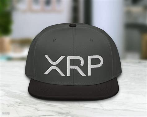 Xrp Logo Hat Ripple Snapback Hat Xrp Hat Crypto Hat 3d Etsy