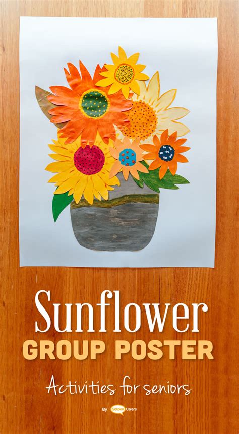 Sunflowers Poster Group Activity