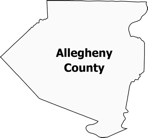 Pittsburgh Allegheny County Map