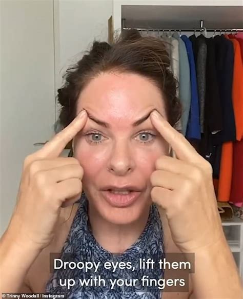 Trinny Woodall Baffles Fans With Bizarre Facial Massage Technique