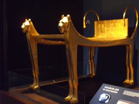 golden bed found in the tomb of tutankhamun ancient egyptian artifacts archaeological finds