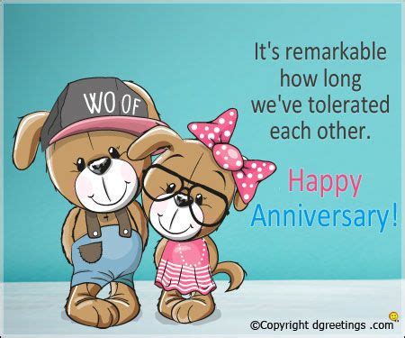 The order varies for any given year. Funny Anniversary Cards and Quotes | Humorous anniversary ...