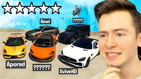 Das ist für uns der einzige weg herauszufinden, ob wir etwas besser machen können. GTA 5 - YOUTUBER LUXUS AUTOS klauen Teil 2!! (Rewi, ApoRed ...