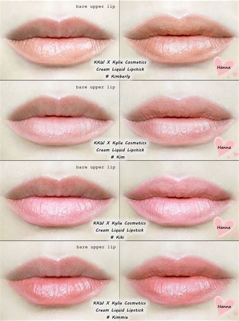 KKW Beauty X Kylie Cosmetics Cream Liquid Lipstick Set ...