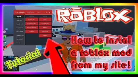 Tutorial How To Instal A Roblox Exploit Mod Menu Stc Mods Youtube