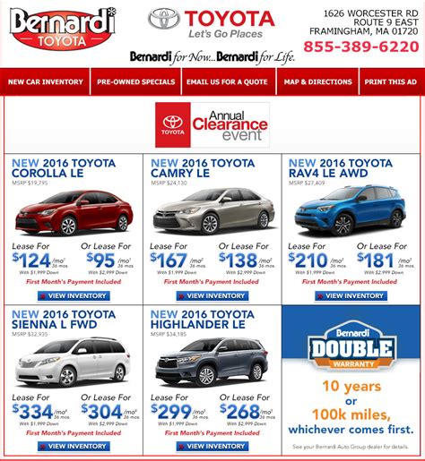Did you ever wonder as to what makes this dealership the most successful ones and not to forget profitable. Massachusetts Toyota Dealers: Bernardi Toyota of ...