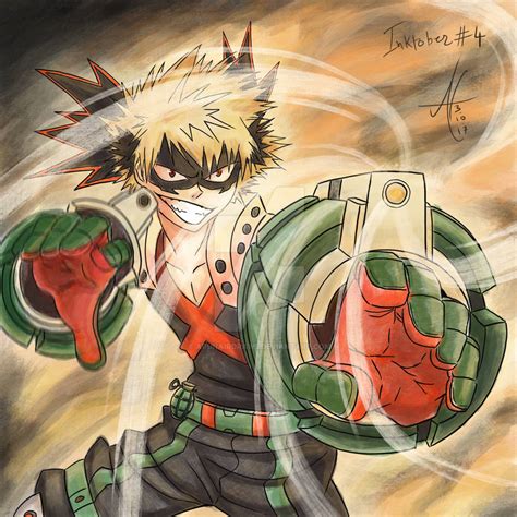 Digital Speedpaint Katsuki Bakugo By Arunairdraws On Deviantart