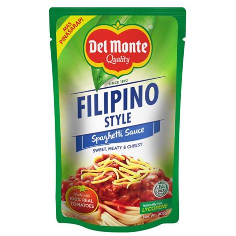 Del Monte Filipino Style Spaghetti Sauce 900g Lazada Ph