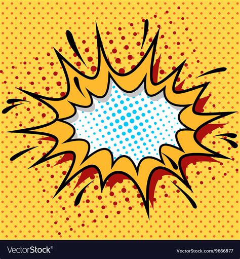 Pop Art Background Comic Style Royalty Free Vector Image