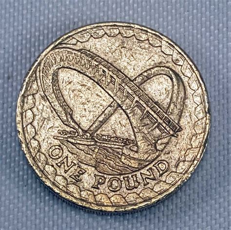 2007 Uk Great Britain One Pound Coin Elizabeth Ii Gateshead Millennium