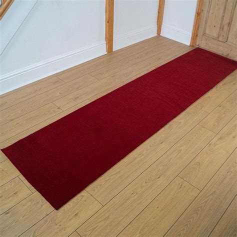 Basics Red 211000 Hallway Carpet Runners Floor Carpet Runners From